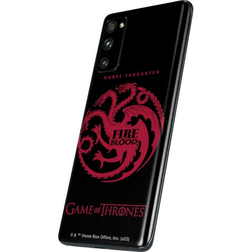 Game of Thrones: House Targaryen Galaxy S20 Fan Edition Skin